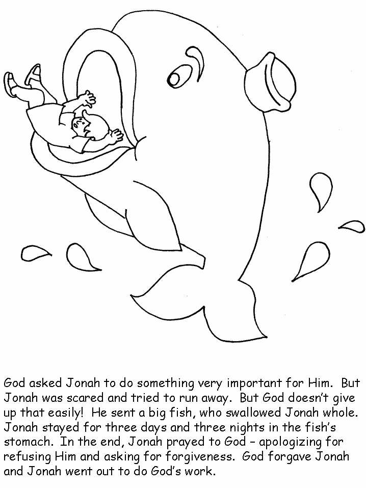 Bible Coloring Pages jonah1 Printable 2021 1000 Coloring4free