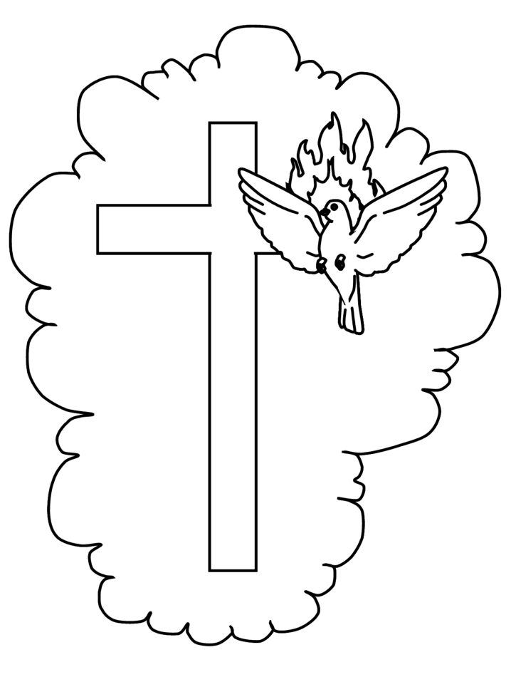 Bible Coloring Pages pentecost3 Printable 2021 1027 Coloring4free