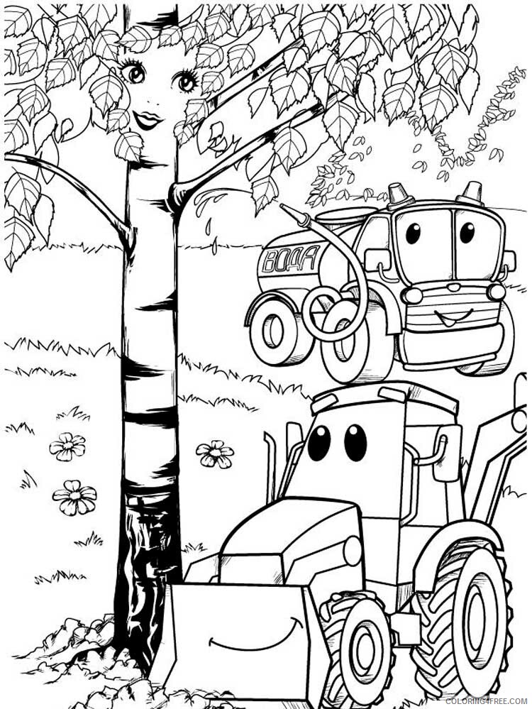 Birch Tree Coloring Pages Tree Nature birch tree 10 Printable 2021 534 Coloring4free