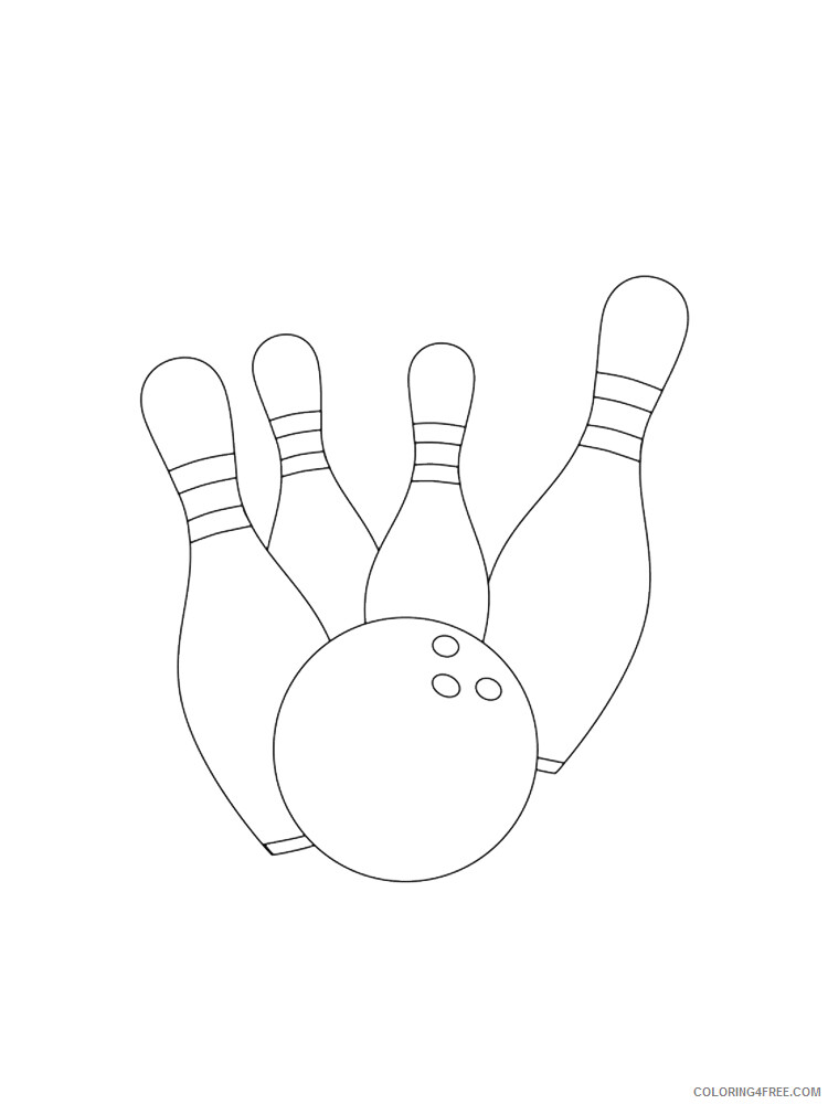 Bowling Coloring Pages Bowling 10 Printable 2021 1074 Coloring4free