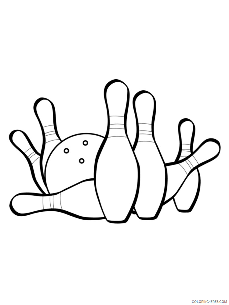 Bowling Coloring Pages Bowling 7 Printable 2021 1077 Coloring4free