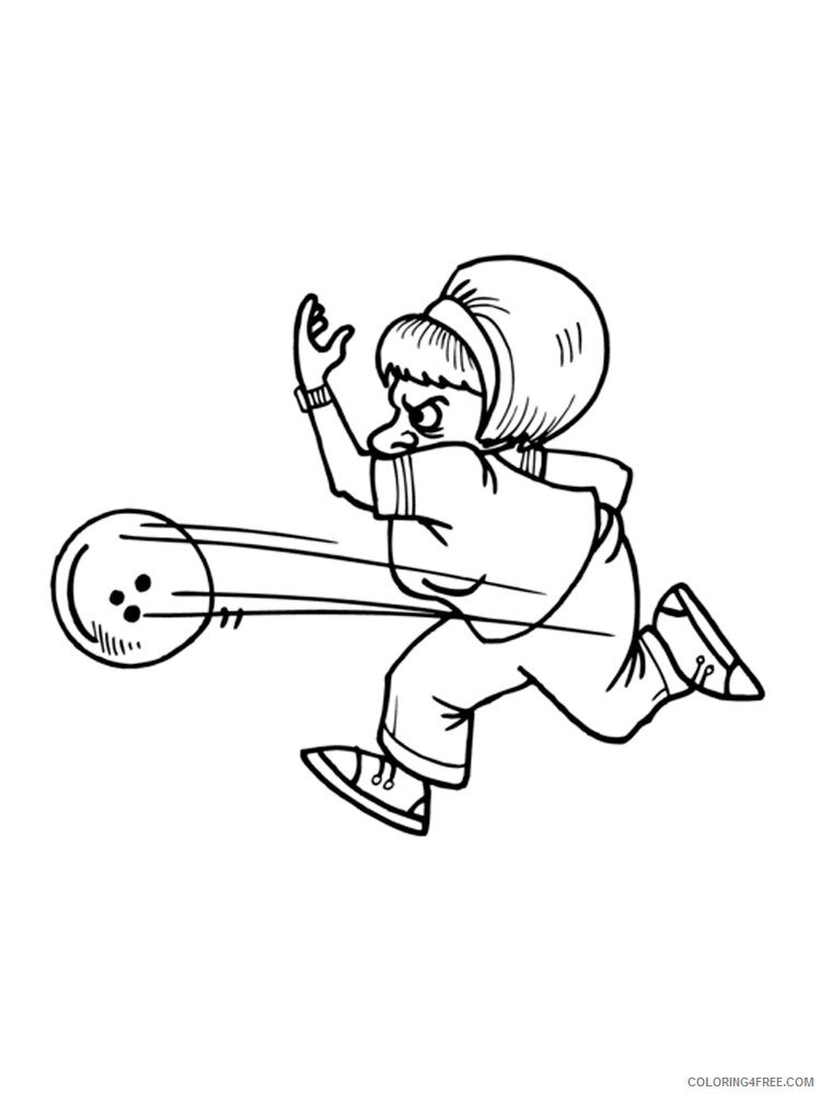 Bowling Coloring Pages Bowling 8 Printable 2021 1078 Coloring4free