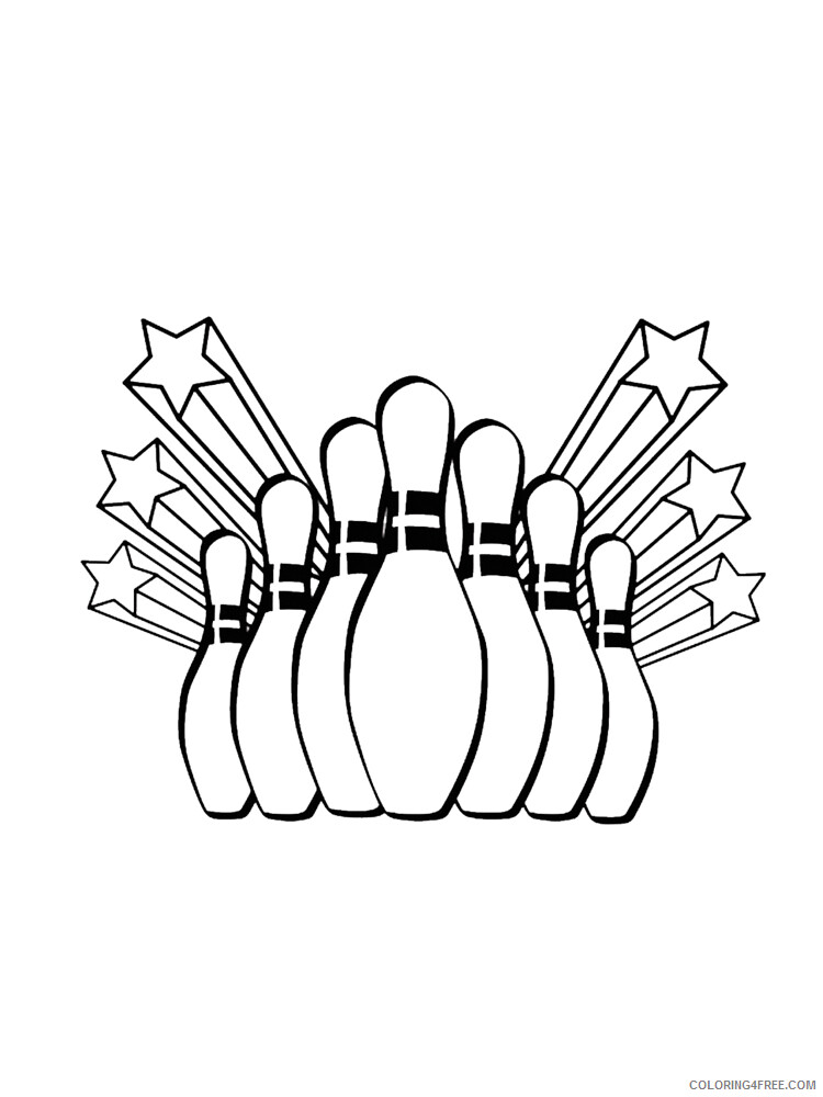 Bowling Coloring Pages Bowling 9 Printable 2021 1079 Coloring4free