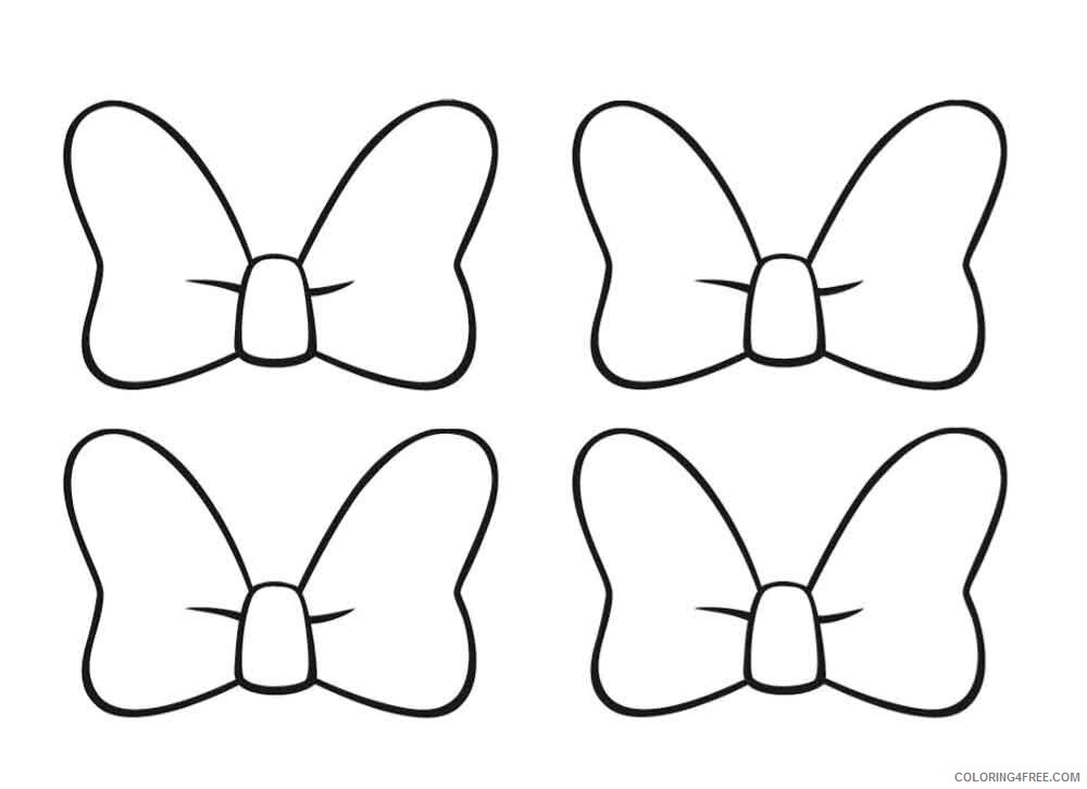Bows Coloring Pages bows 10 Printable 2021 1080 Coloring4free