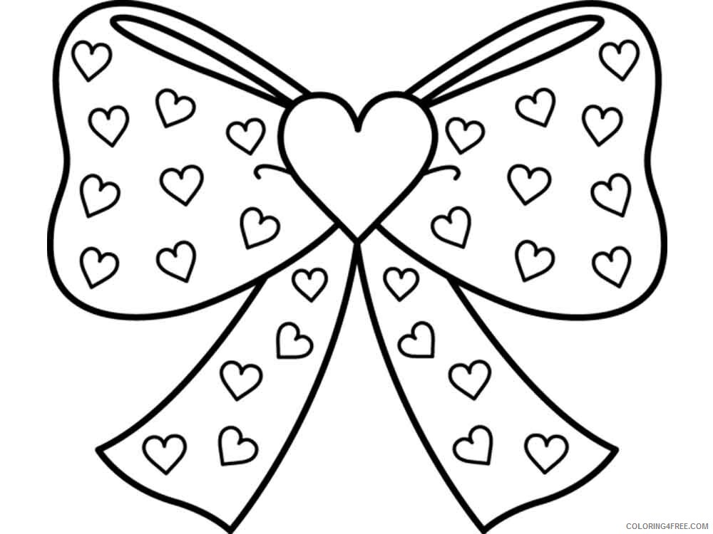 Bows Coloring Pages bows 14 Printable 2021 1081 Coloring4free