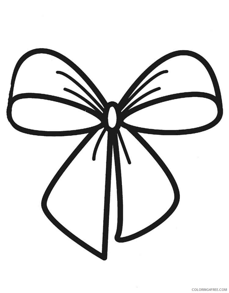 Bows Coloring Pages bows 2 Printable 2021 1082 Coloring4free ...