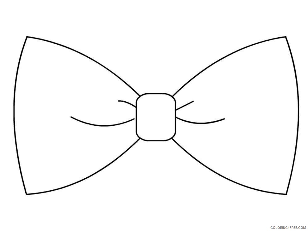 Bows Coloring Pages bows 4 Printable 2021 1083 Coloring4free
