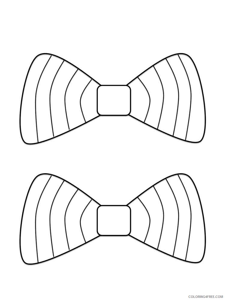 Bows Coloring Pages bows 7 Printable 2021 1084 Coloring4free
