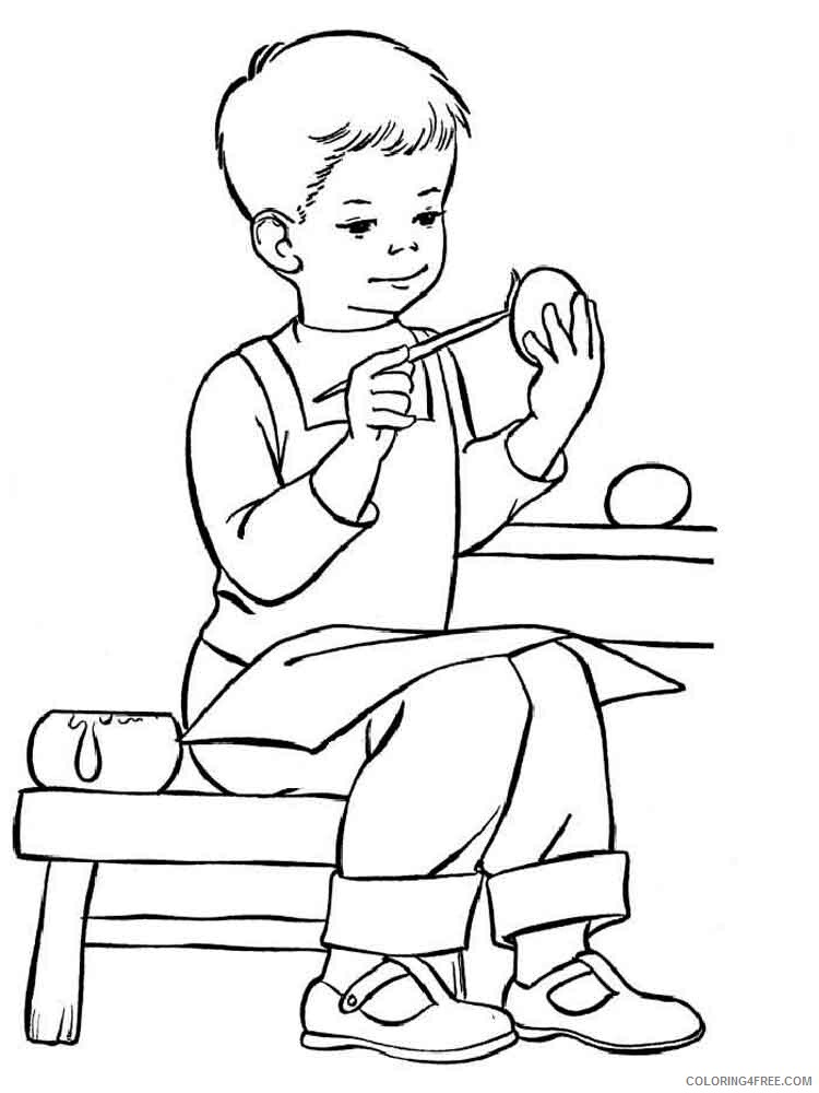 Boy Coloring Pages boy 19 Printable 2021 1099 Coloring4free