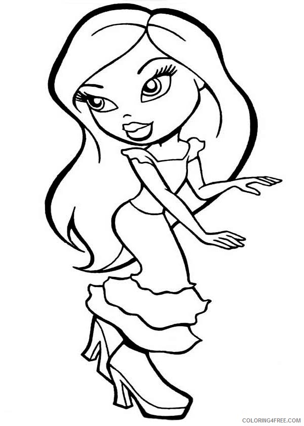 Bratz Coloring Pages Awesome Yasmin Bratz Printable 2021 1130 Coloring4free
