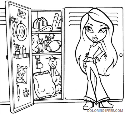 Bratz Coloring Pages Bratz Sheets for Free Print Printable 2021 1198 Coloring4free