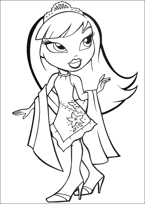 Bratz Coloring Pages Bratz Sheets for Kids Printable 2021 1199 Coloring4free