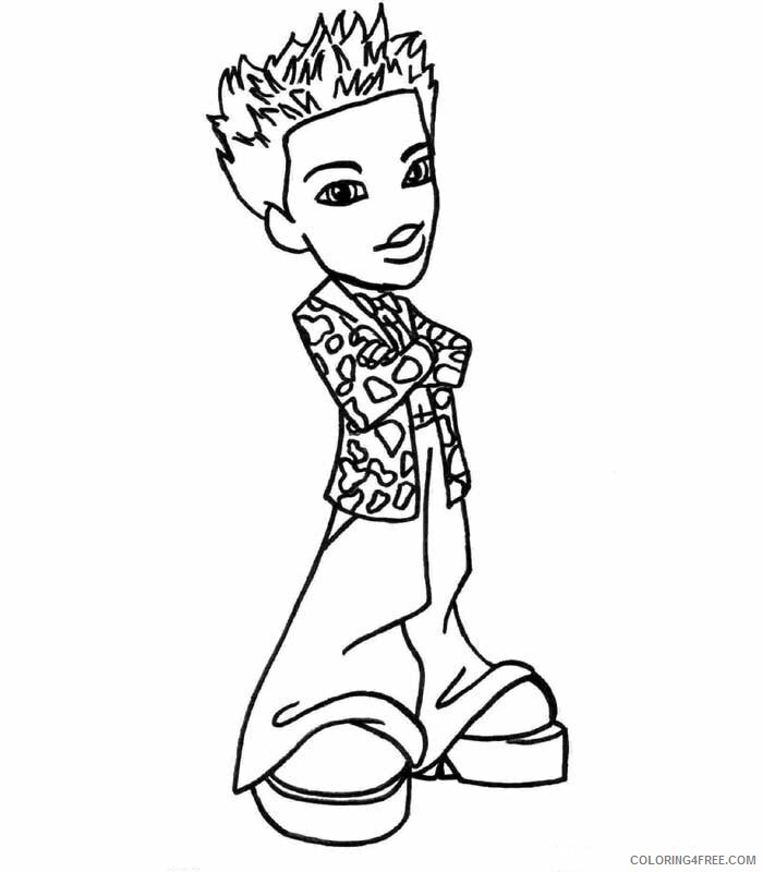 Bratz Coloring Pages Free Bratz for Kids Printable 2021 1227 Coloring4free