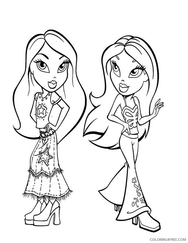 Bratz Coloring Pages Picture of Yasmin Bratz Main Character Printable 2021 1232 Coloring4free