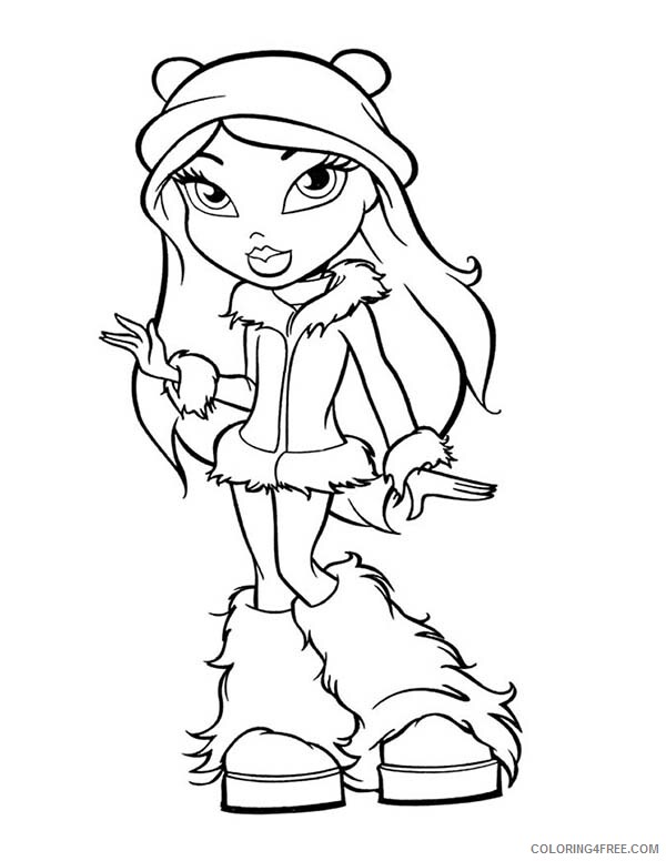 Bratz Coloring Pages how to Draw Yasmin Bratz Printable 2021 1229 Coloring4free