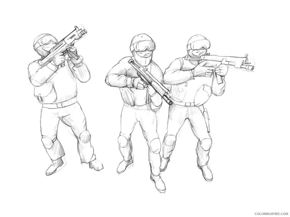 CS Go Coloring Pages Games cs go 10 Printable 2021 0182 Coloring4free