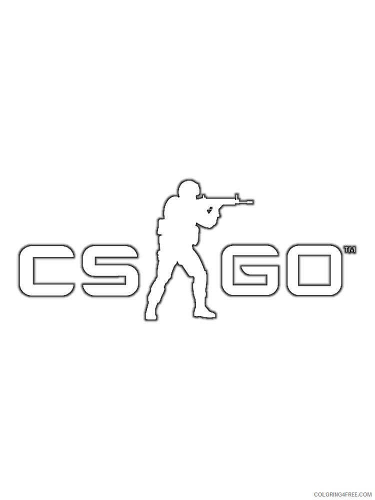 CS Go Coloring Pages Games cs go 8 Printable 2021 0193 Coloring4free