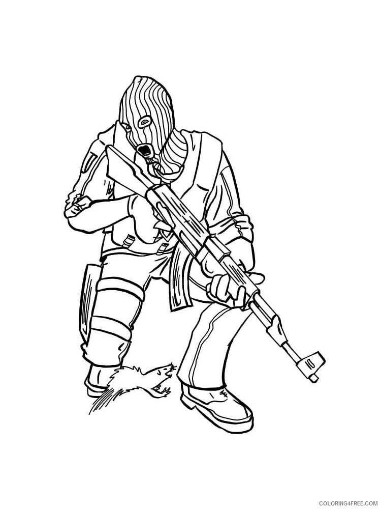 CS Go Coloring Pages Games cs go 9 Printable 2021 0194 Coloring4free