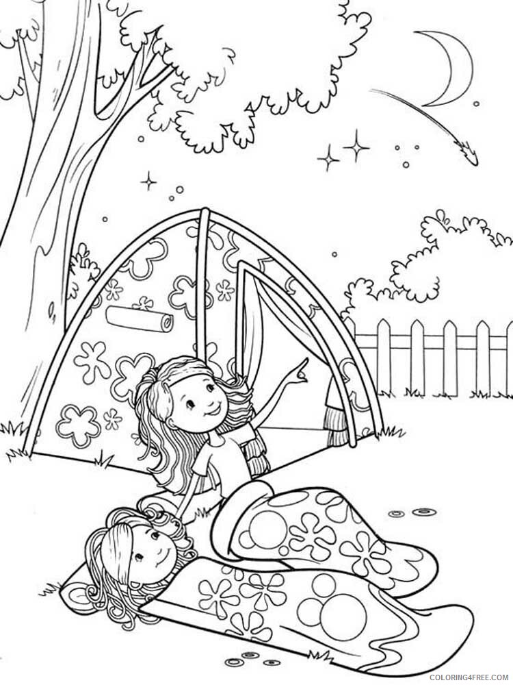 Camping Coloring Pages Camping 1 Printable 2021 1311 Coloring4free