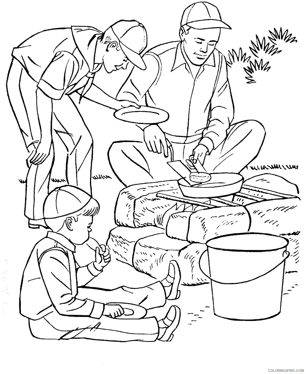 Camping Coloring Pages camping_coloring_29 Printable 2021 1300 Coloring4free