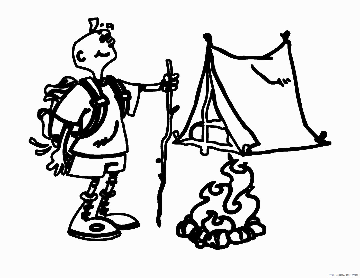 Camping Coloring Pages camping_coloring_9 Printable 2021 1308 Coloring4free