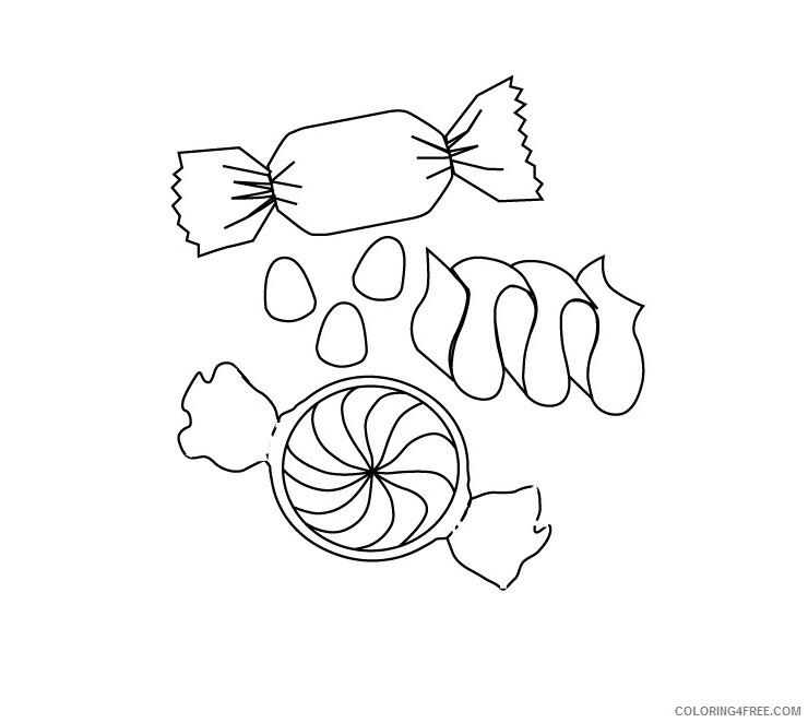 Candy Coloring Pages Candy Printable 2021 1364 Coloring4free