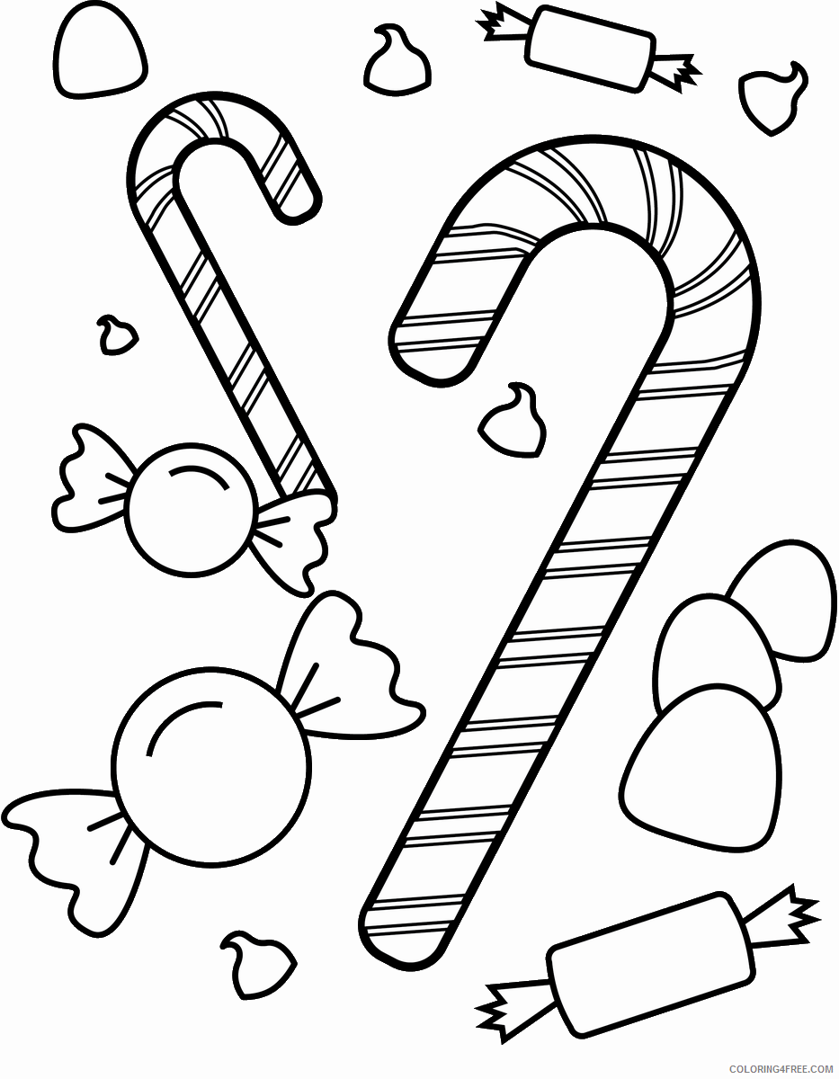 Candy Coloring Pages sweets candy 11 Printable 2021 1399 Coloring4free