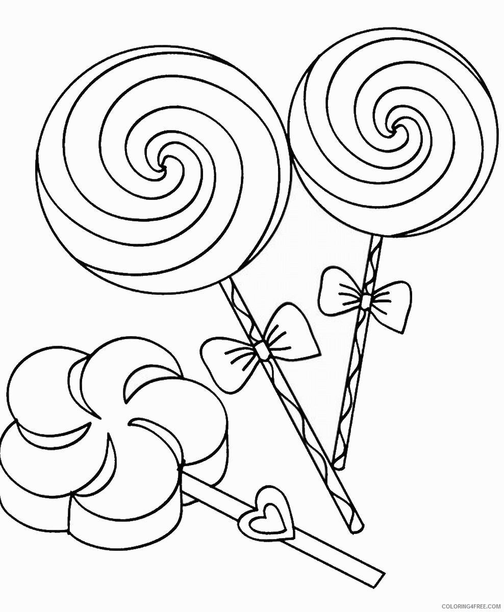Candy Coloring Pages sweets candy 2 Printable 2021 1402 Coloring4free