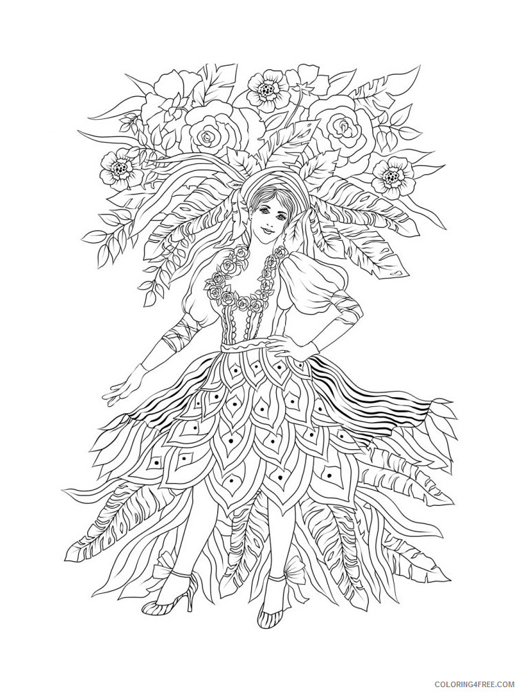 Carnival Coloring Pages Carnival 10 Printable 2021 1407 Coloring4free