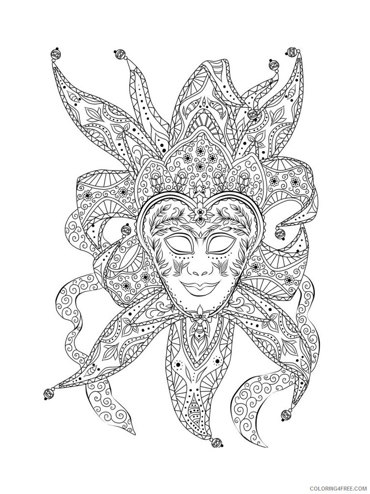 Carnival Coloring Pages Carnival 12 Printable 2021 1409 Coloring4free