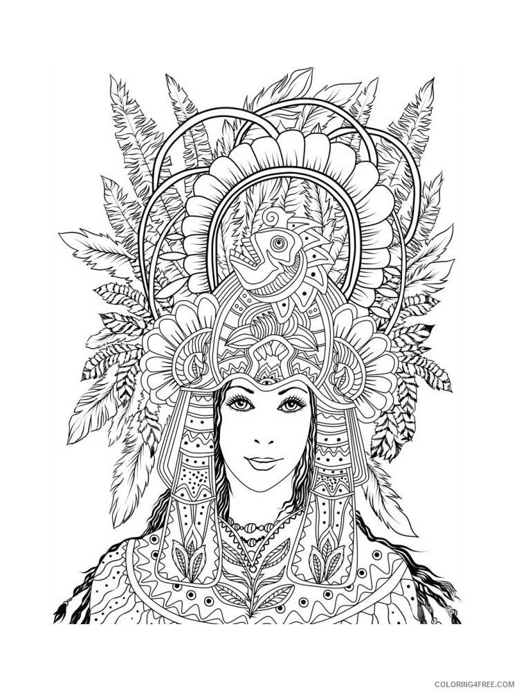 Carnival Coloring Pages Carnival 2 Printable 2021 1412 Coloring4free