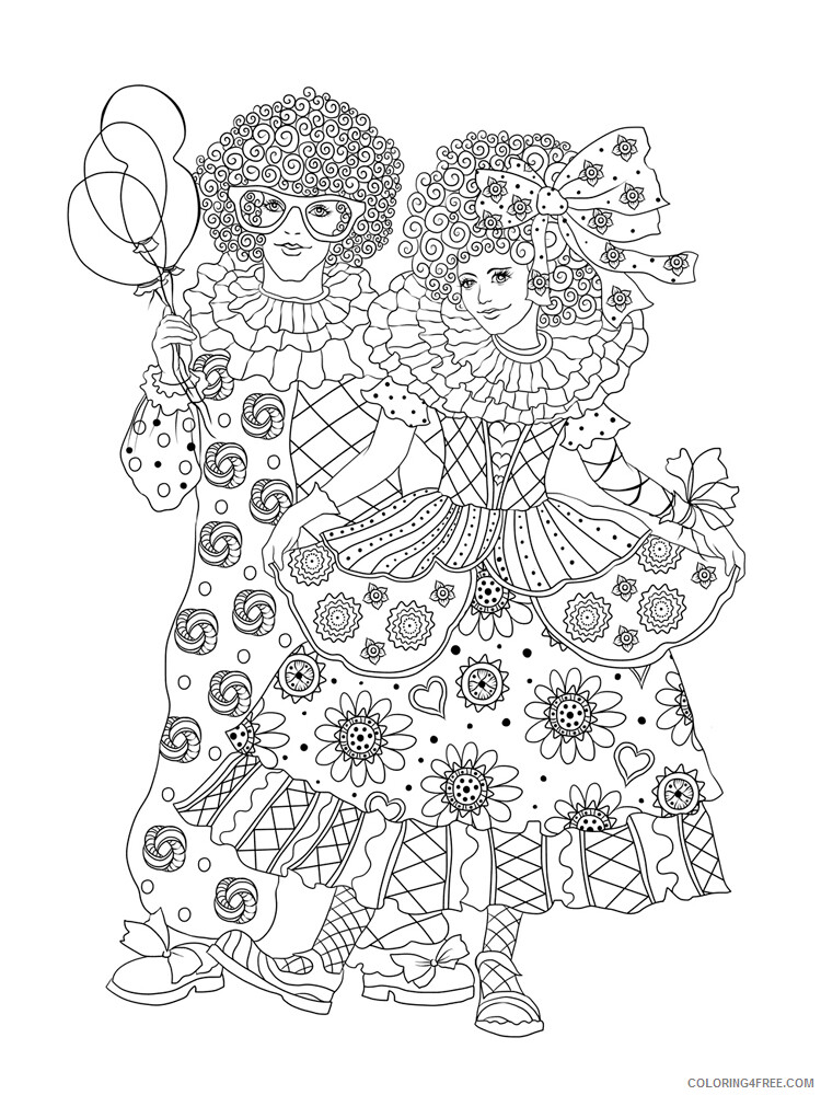 Carnival Coloring Pages Carnival 5 Printable 2021 1414 Coloring4free