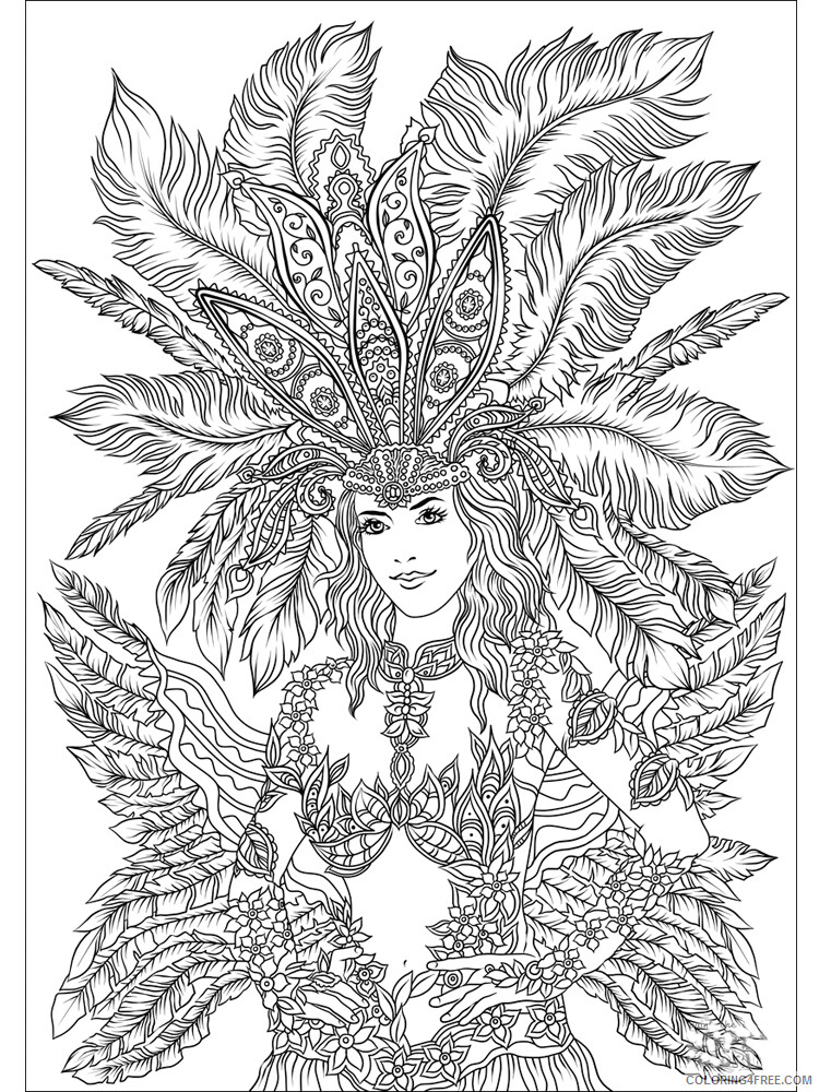Carnival Coloring Pages Carnival 9 Printable 2021 1418 Coloring4free