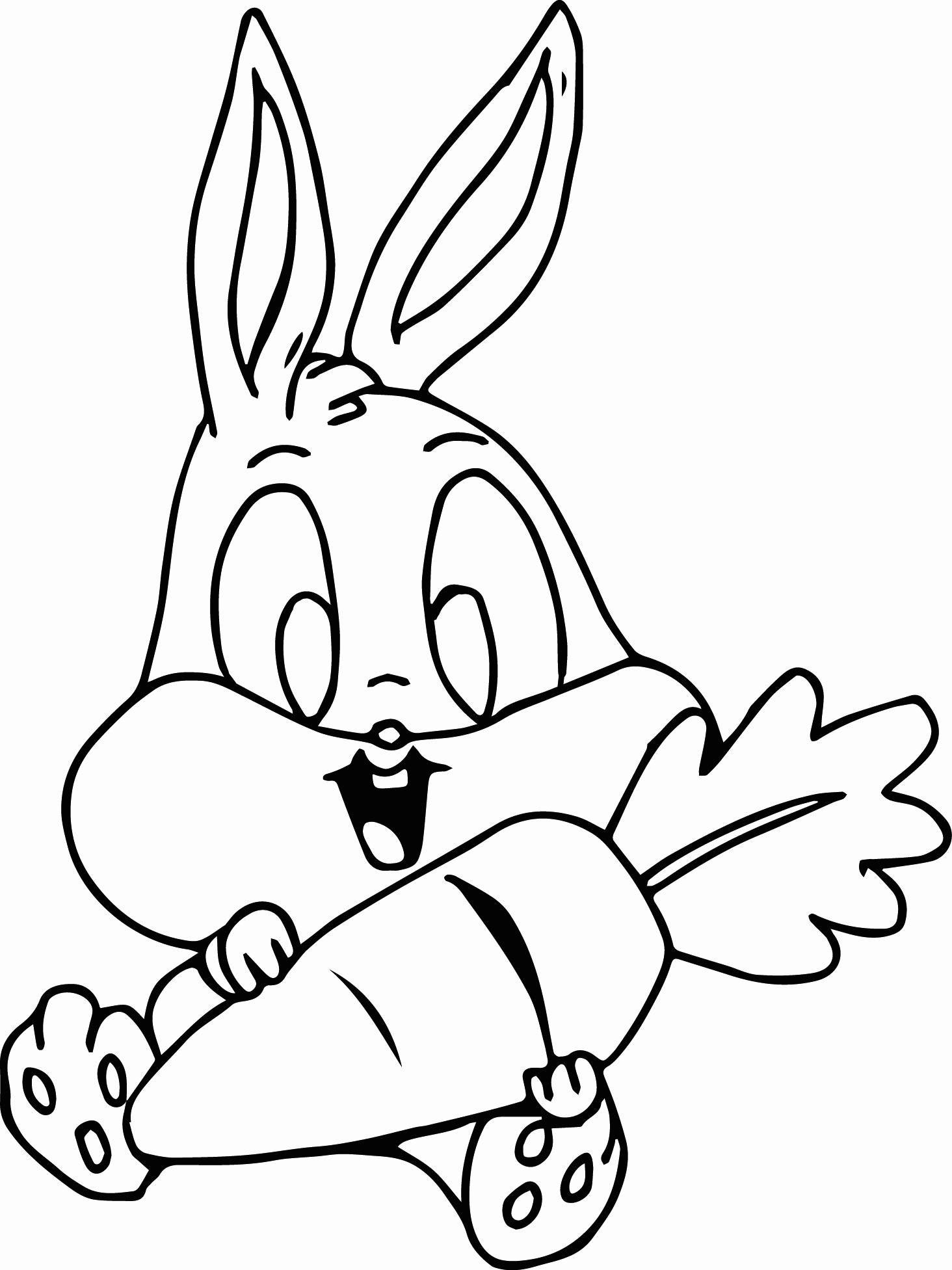 Carrot Coloring Pages Vegetables Food Baby Bugs and Carrot Printable 2021 523 Coloring4free