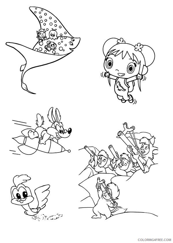 Cartoon Characters Coloring Pages Cartoon Character Manta Ray Printable 2021 1420 Coloring4free