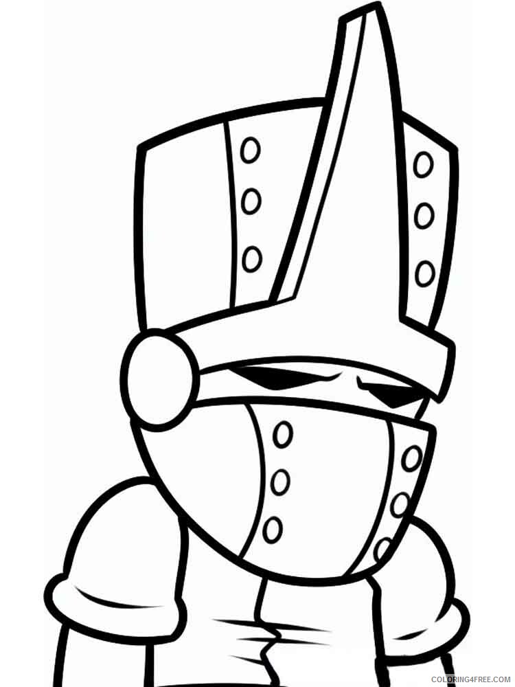 Castle Crashers Coloring Pages Games castle crashers 1 Printable 2021 0175 Coloring4free