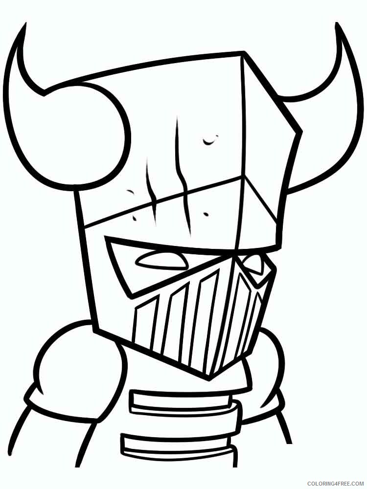 Castle Crashers Coloring Pages Games castle crashers 6 Printable 2021 0177 Coloring4free