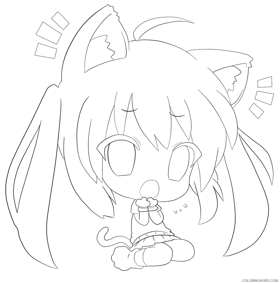 Chibi Printable Coloring Pages Anime Chibi For Free 2021 0084 Coloring4free
