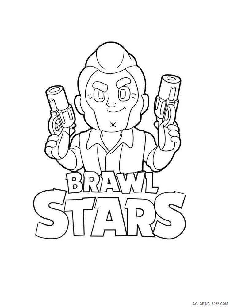 Colt Coloring Pages Games colt brawl stars 2 Printable 2021 043 Coloring4free