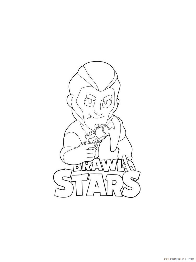 Colt Coloring Pages Games colt brawl stars 5 Printable 2021 046 Coloring4free