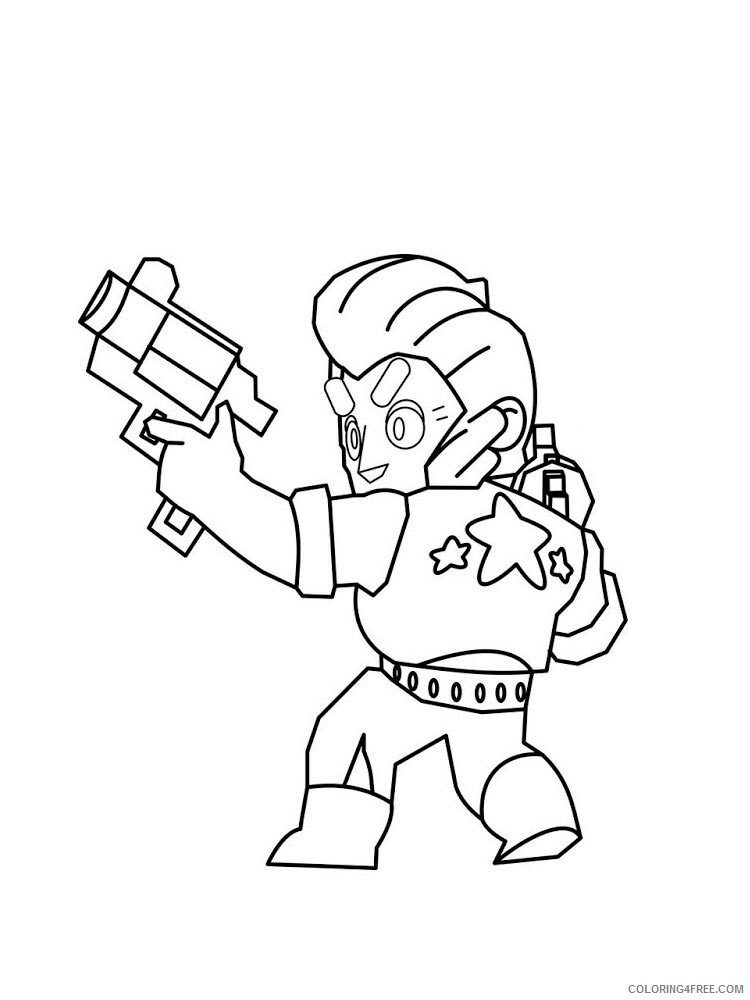 Colt Coloring Pages Games colt brawl stars 7 Printable 2021 048 Coloring4free