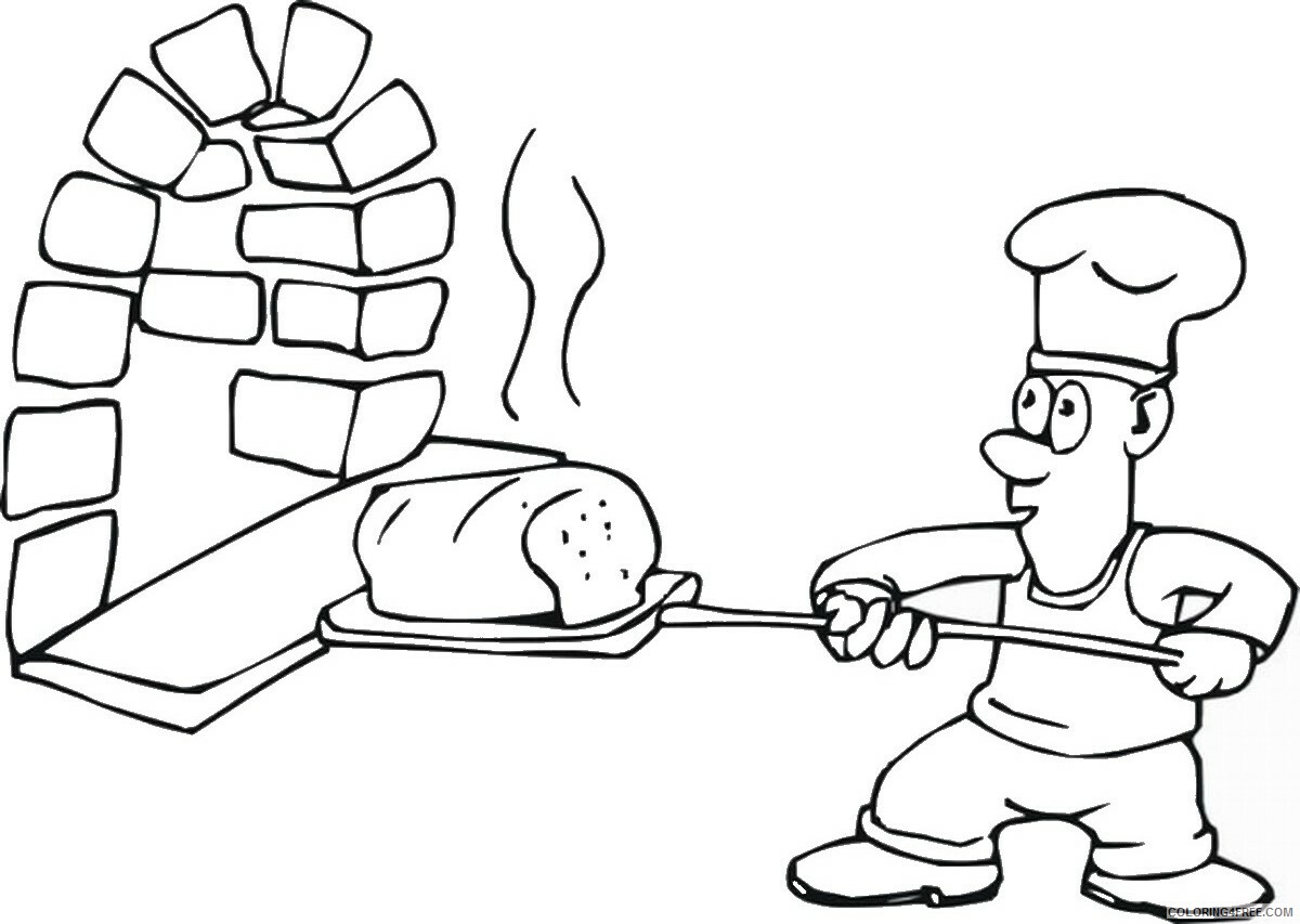 Cooking Coloring Pages Food cooking_08 Printable 2021 050 Coloring4free