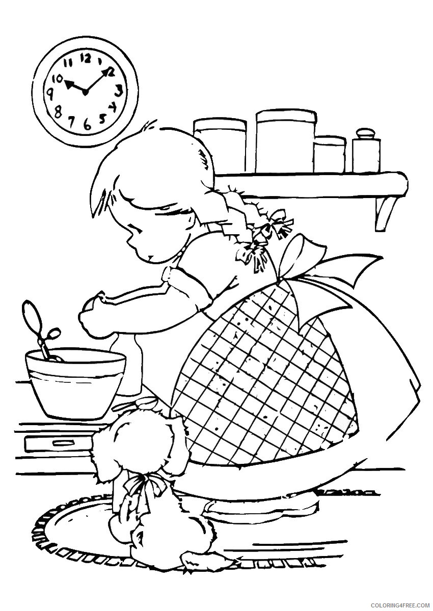 Cooking Coloring Pages Food cooking_10 Printable 2021 051 Coloring4free