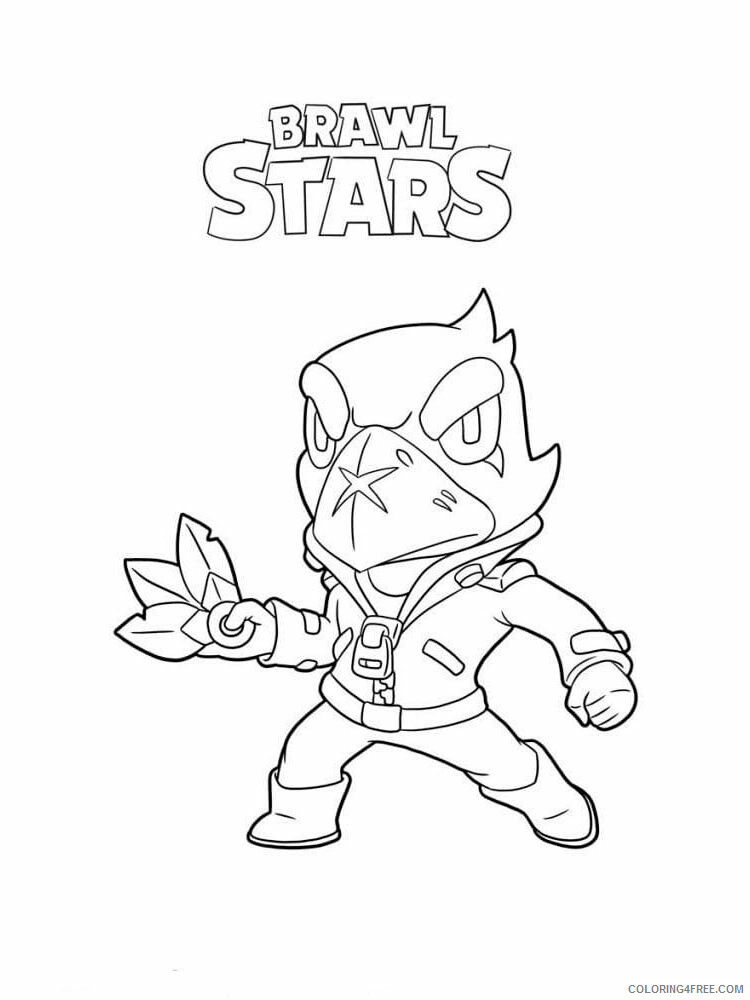 Crow Coloring Pages Games Crow Brawl Stars 3 Printable 2021 054 Coloring4free Coloring4free Com - how to get crow in brawl stars for free 2021