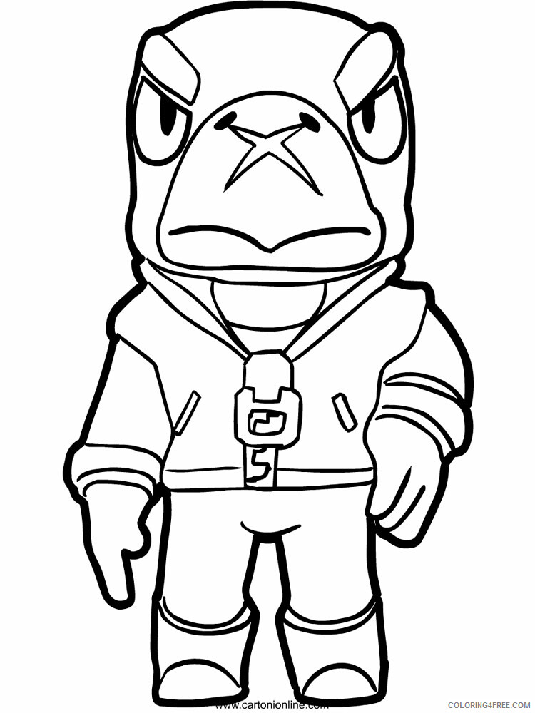 Crow Coloring Pages Games Crow Brawl Stars 6 Printable 2021 056 Coloring4free Coloring4free Com - lego brawl stars coloring book