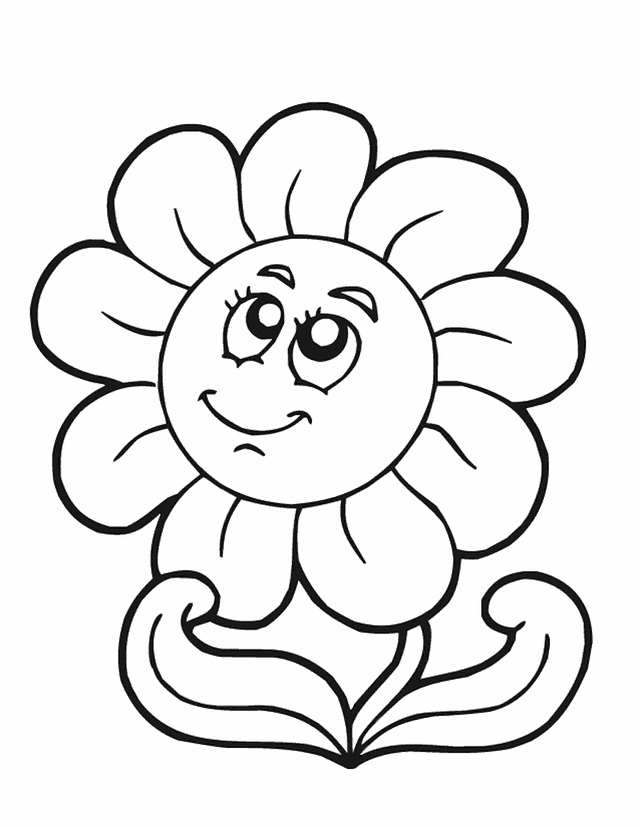 Daisy Coloring Pages Flowers Nature Happy Daisy Flower Printable 2021 124 Coloring4free