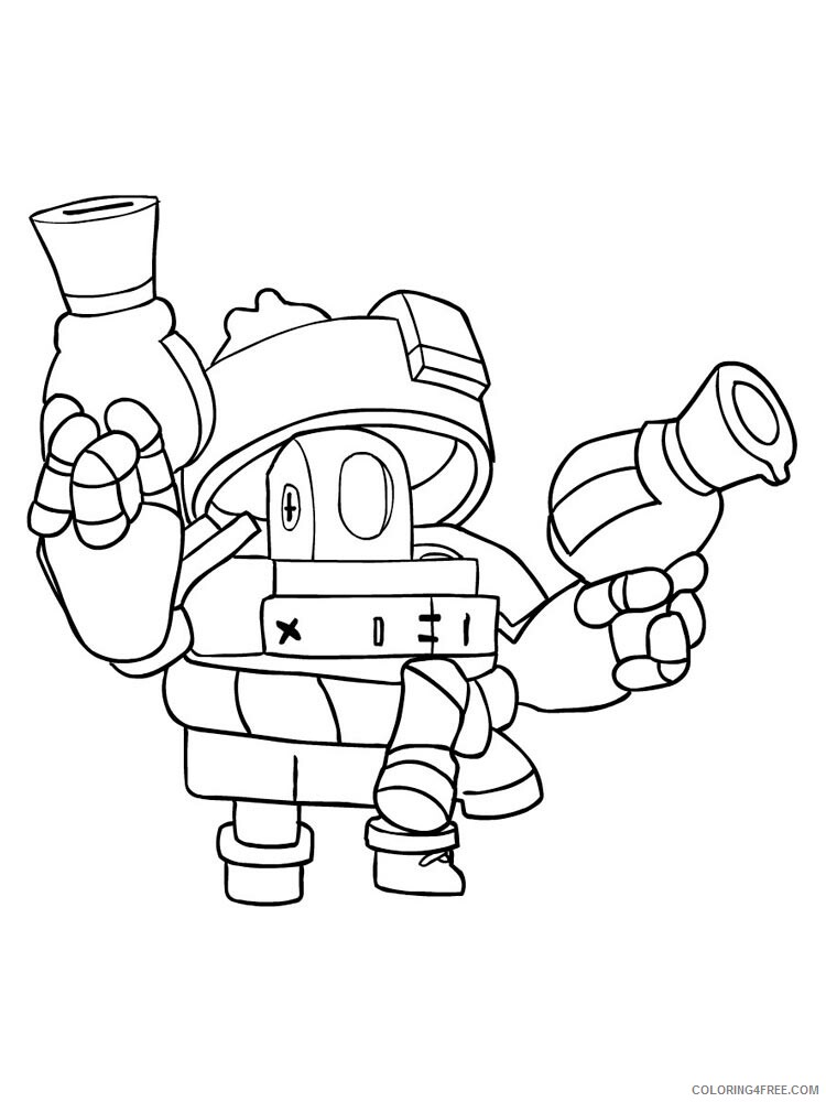 Darryl Coloring Pages Games Darryl Brawl Stars 2 Printable 2021 061 Coloring4free Coloring4free Com - brawl stars how good is daryl