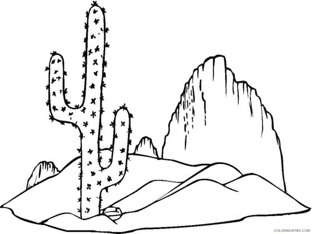 Desert Coloring Pages Nature Desert 10 Printable 2021 123 Coloring4free