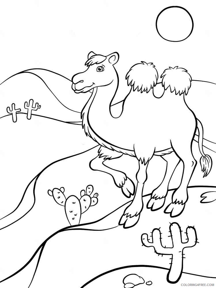 Desert Coloring Pages Nature Desert 11 Printable 2021 124 Coloring4free