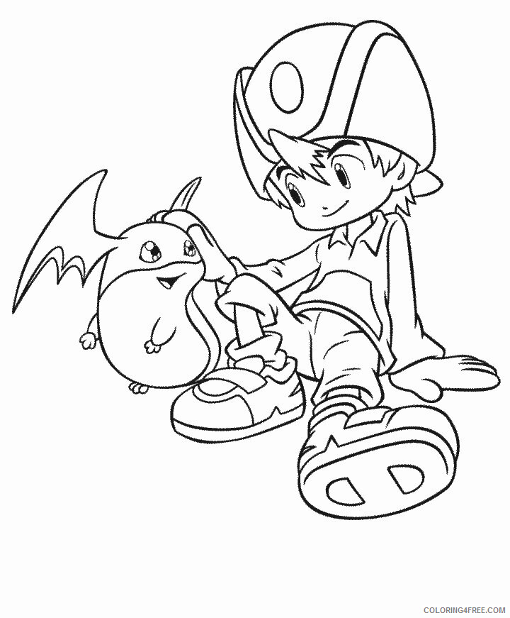Digimon Printable Coloring Pages Anime 23 2021 0119 Coloring4free